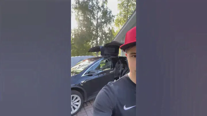 Тесла зажала в дверях | #TeslaMaska