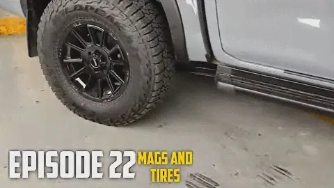 275 70 17 Falken tires with American Racing Mags, Nissan Navara Pro-4x Rack and Pinion Steering