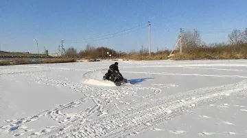 Armada PD150 Снегоход покатушки.