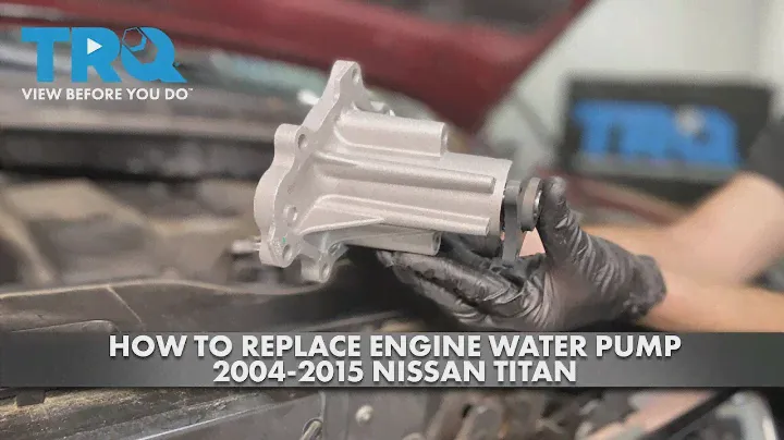 How to Replace Engine Water Pump 2004-2015 Nissan Titan