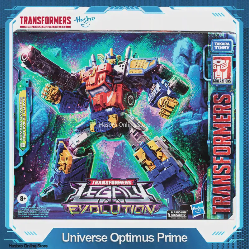 Hasbro Трансформеры Наследие Эволюция Армада Вселенная Оптимус Прайм Игрушка 7,5-дюймовая фигурка для мальчиков и девочек Подарок на День рождения F6160