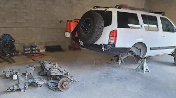 2011 Nissan Pathfinder V8 Armada Rear Suspension Swap | Part 1