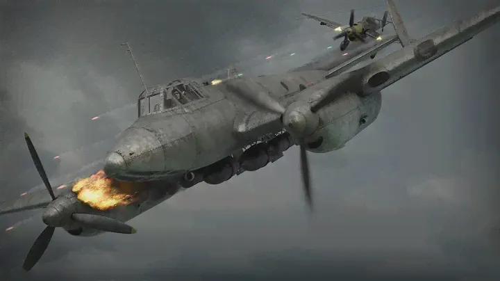 Пе-2 уходит от  эскадры" FW-190"в лучшем военном х/ф "Хроника пикирующего бомбардировщика"